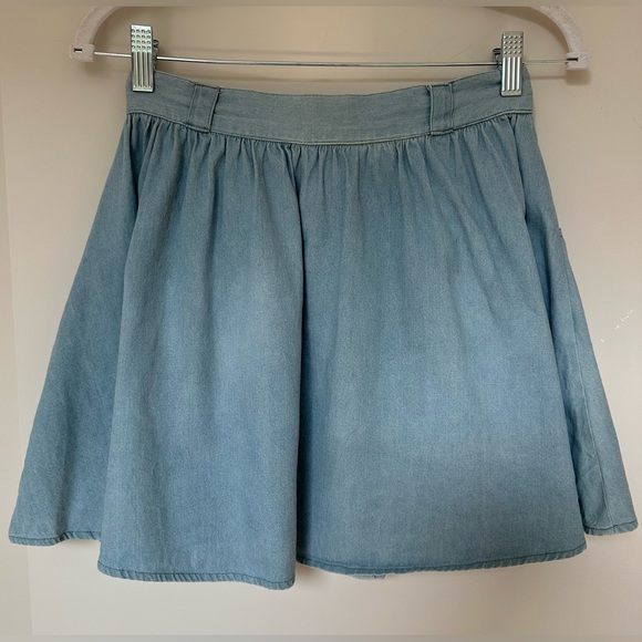 TOBI - High Waisted Denim Mini Skirt - Size S - Picture 2 of 6